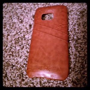 S7+ Edge phone case cover leather